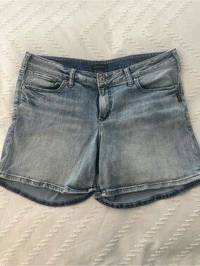 Silver Jeans Light Wash Denim Cutoff Shorts